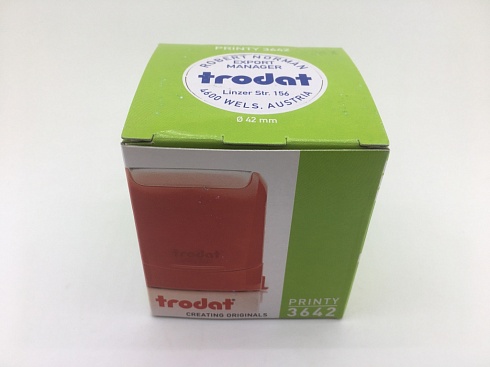 Коробка Печати Trodat Printy 3642. Изготовление печатей и штампов в Самаре.